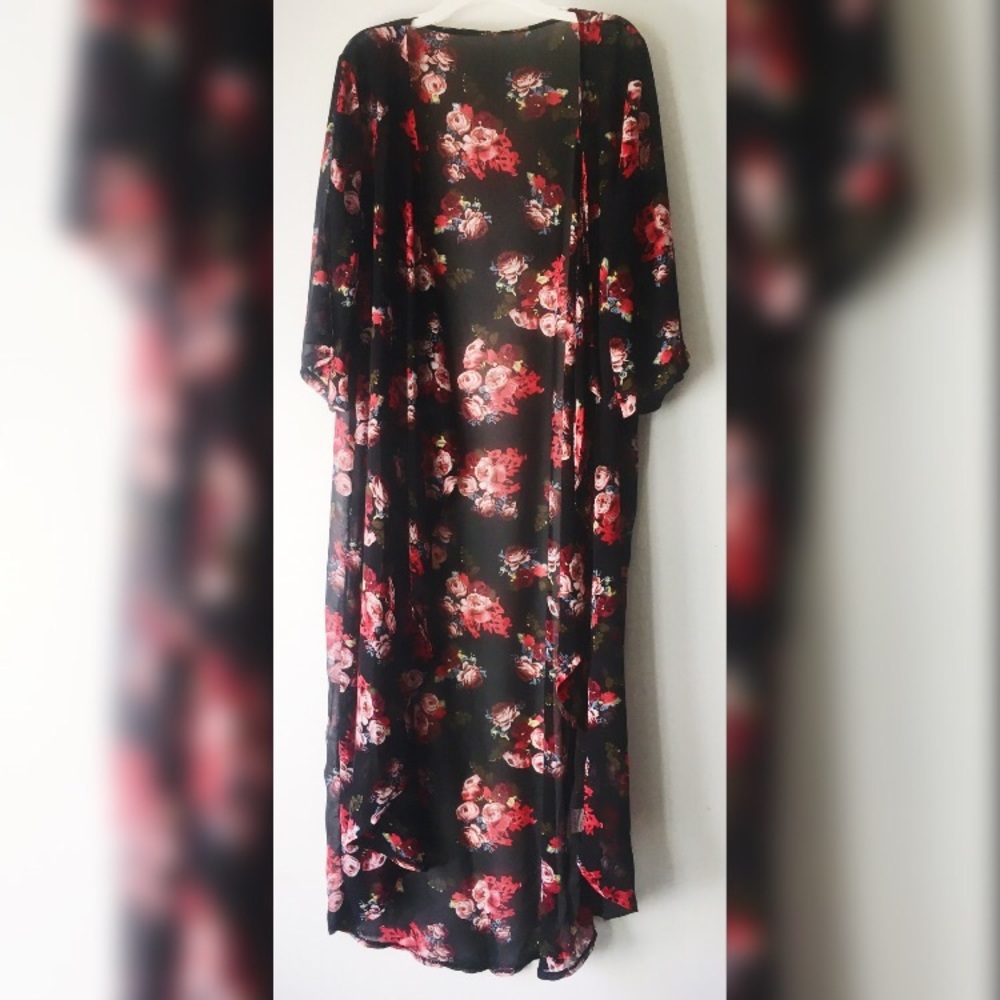 Beautiful Summer Sheer Floral Cardigan